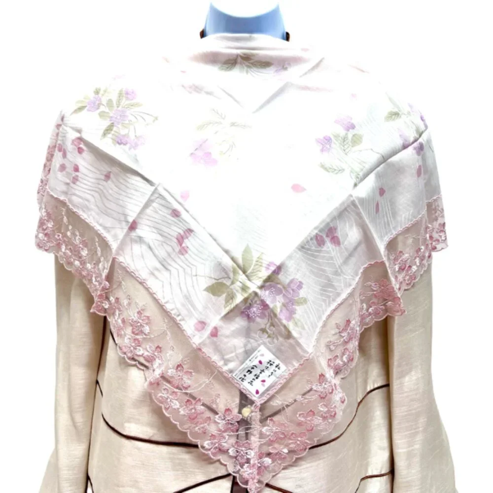 BUNDLE 4:   YSL-LANVIN-NINA RICCI-JP  MiniScarf/Handker Cotton/Silk 25